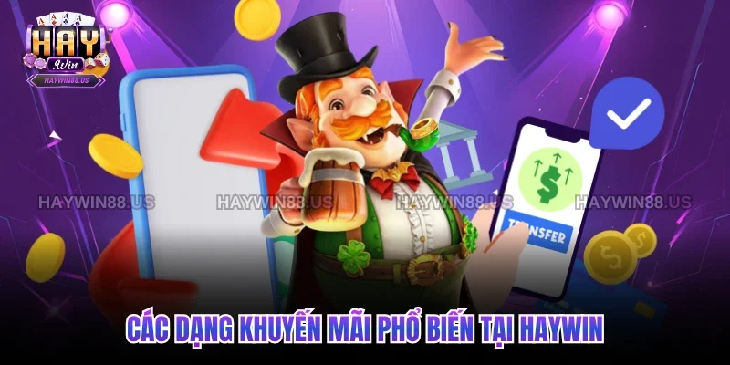 Các dạng khuyến mãi phổ biến tại Haywin