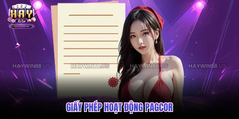 Giấy phép hoạt động PAGCOR